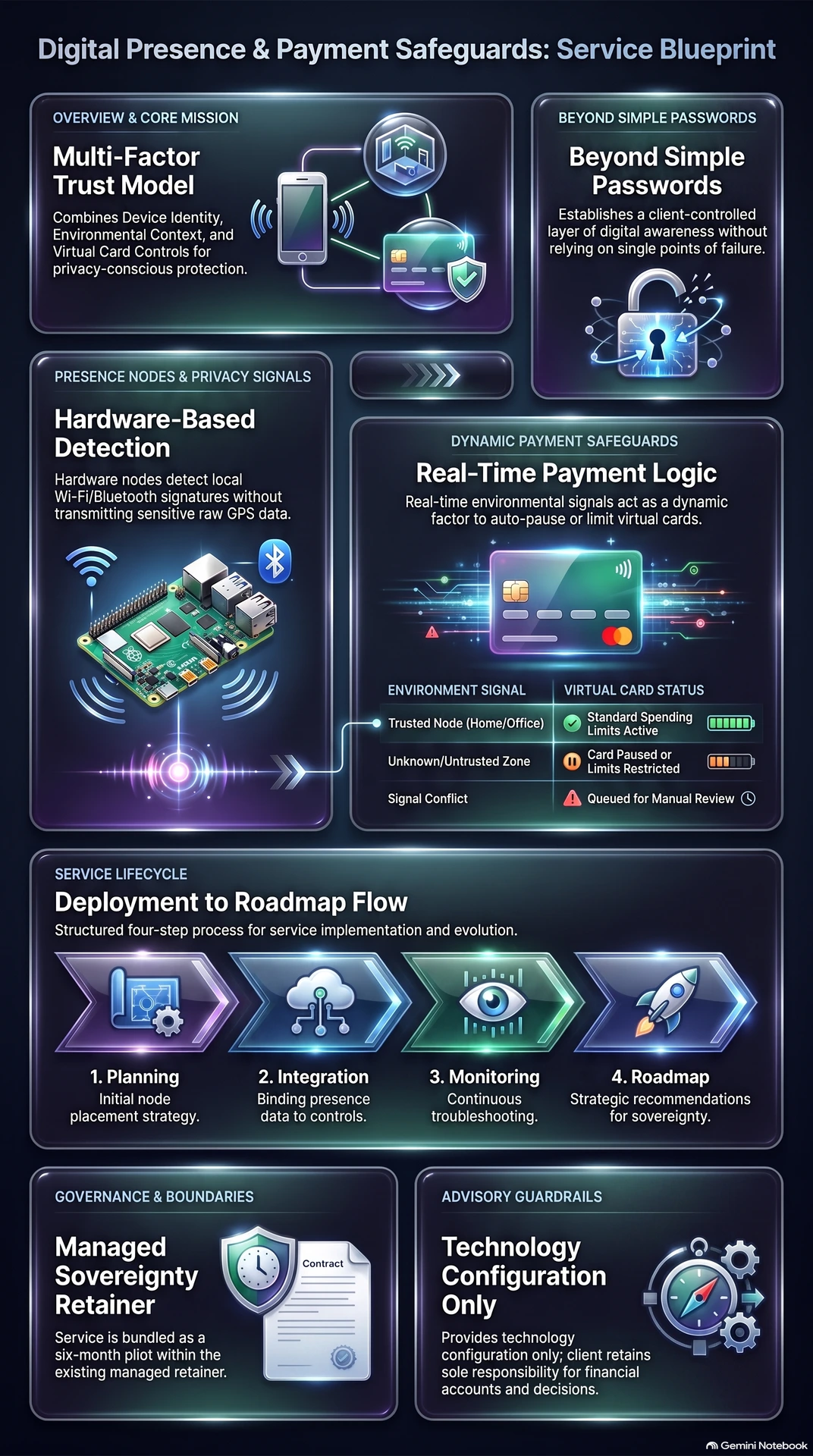 Infographic showing AI Online Security Subscription